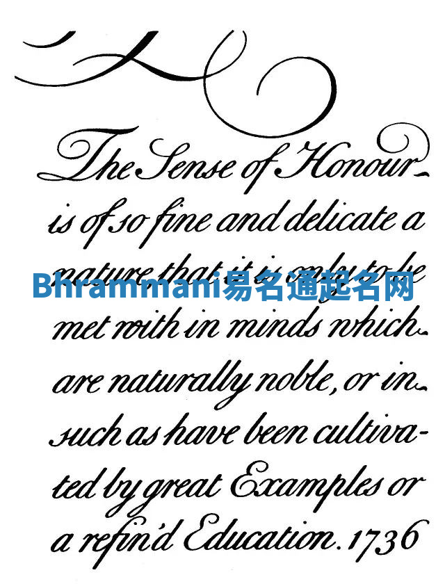 Bhrammani易名通起名网