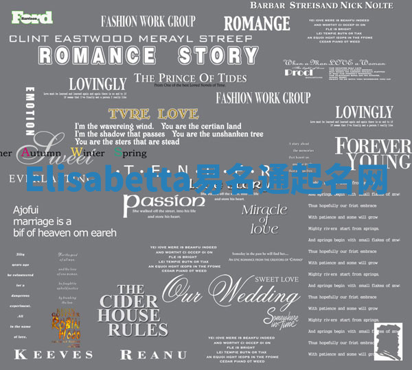 Elisabetta易名通起名网