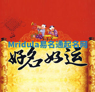 Mridula易名通起名网