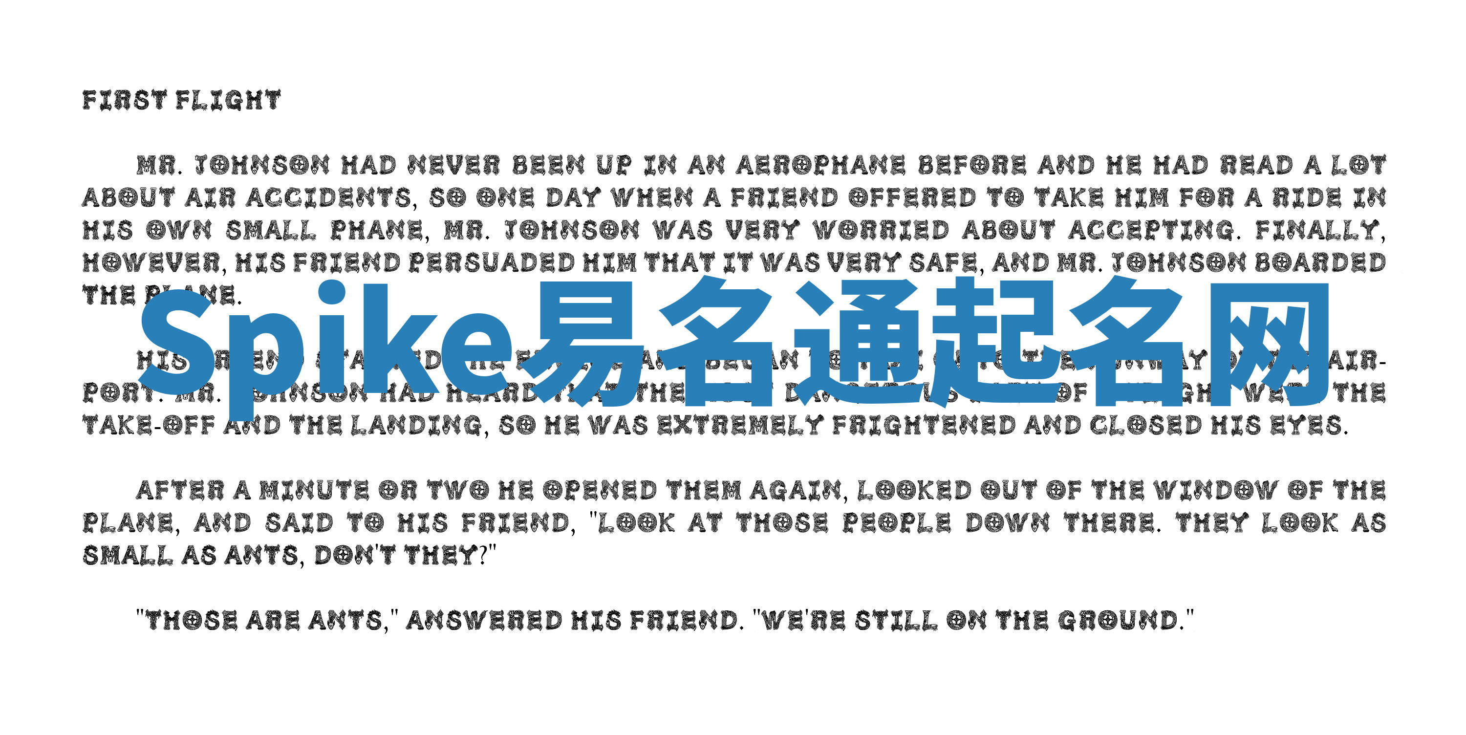 Spike易名通起名网