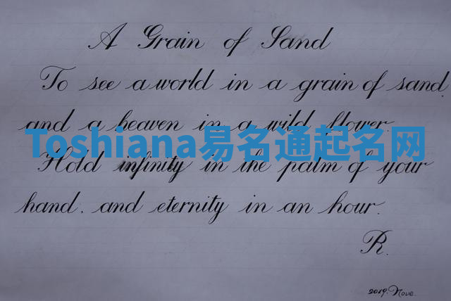 Toshiana易名通起名网