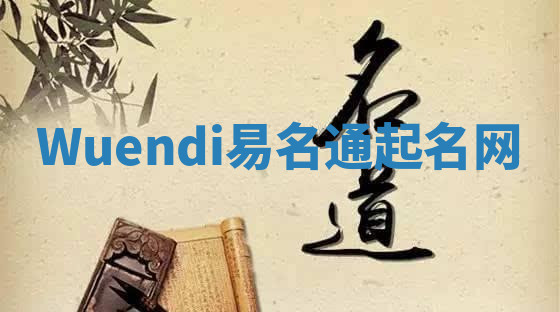Wuendi易名通起名网